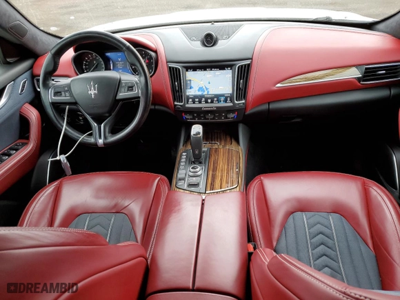 2019 Maserati Levante GranLusso with VIN ZN661XUL8KX316226, listed as a Copart auction lot 47082085 with 55,708 mi miles and Salvage Title. Bid and sale history available at carsss.com. Image 8.