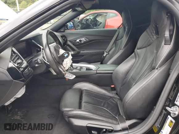 2022 BMW Z4 sDriveM40i with VIN WBAHF9C02NWX50356, listed as a Copart auction lot 72650894 with 45,046 mi miles and Salvage title. Bid and sale history available at DreamBid. Image 7.