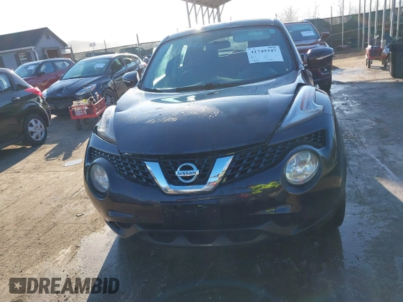 2016 Nissan Juke S with VIN JN8AF5MR7GT606160, listed as a IAAI auction lot 41749347 with 158,659 mi miles. Bid and sale history available at carsss.com. Image 12.