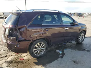 2012 Kia Sorento SX with VIN 5XYKW4A26CG229179, listed as a Copart auction lot 46471675 with 191,901 mi miles and Salvage Title. Bid and sale history available at carsss.com. Image 3.