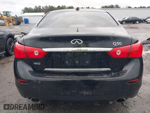 2015 Infiniti Q50 with VIN JN1BV7AR6FM421919, listed as a IAAI auction lot 41078899 with 172,459 mi miles and . Bid and sale history available at carsss.com. Image 15.