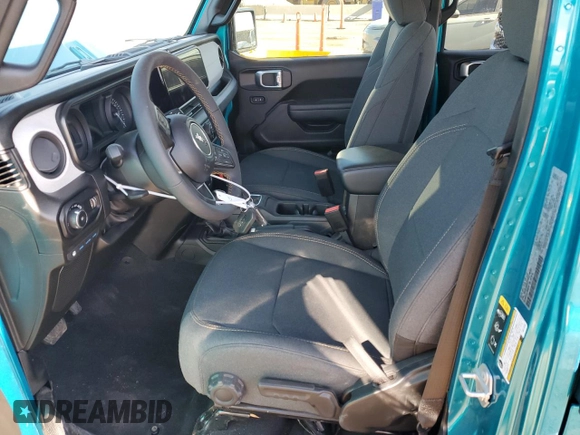 2024 Jeep Wrangler Willys z VIN 1C4RJXN67RW218280, wystawiony jako Copart lot #53845845 z przebiegiem 5 281 mil mil oraz Szkoda całkowita • Salvage title. Historia ofert i sprzedaży dostępna na DreamBid. Obrazek 7.