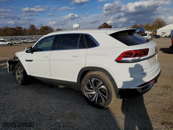 2021 Volkswagen Atlas Cross Sport 3.6L V6 SEL Premium with VIN 1V2TE2CA9MC225115, listed as a Copart auction lot 78435084 with 18,590 mi miles and Salvage Title. Bid and sale history available at carsss.com. Image 2.