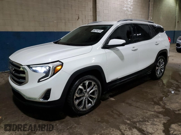 2021 GMC Terrain SLT with VIN 3GKALVEV2ML312279, listed as a Copart auction lot 86214074 with 93,484 mi miles and Clean Title. Bid and sale history available at DreamBid. Image 1.