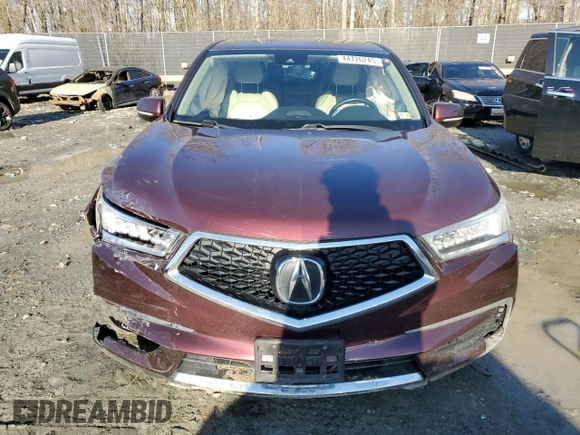 2017 Acura MDX with VIN 5FRYD4H38HB043946, listed as a Copart auction lot 44726245 with 135,660 mi miles and Salvage Title. Bid and sale history available at carsss.com. Image 5.