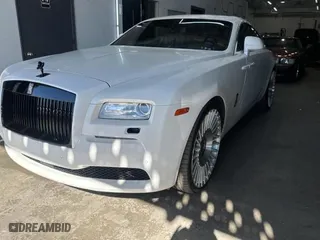 2015 Rolls-Royce Wraith with VIN SCA665C52FUX85482, listed as a Copart auction lot 77887554 with 99,781 mi miles and Salvage Title. Bid and sale history available at carsss.com. Image 2.