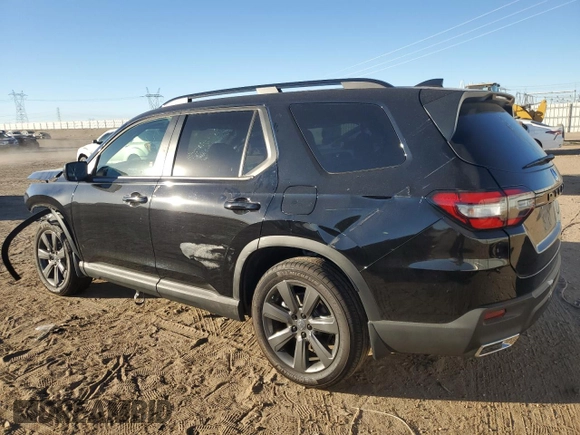 2025 Honda Pilot Sport with VIN 5FNYG2H3XSB000648, listed as a Copart auction lot 80139424 with 0 mi miles and Salvage Title. Bid and sale history available at carsss.com. Image 2.