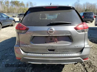2017 Nissan Rogue SV with VIN KNMAT2MV7HP546682, listed as a Copart auction lot 46776695 with 158,839 mi miles and Salvage Title. Bid and sale history available at carsss.com. Image 6.