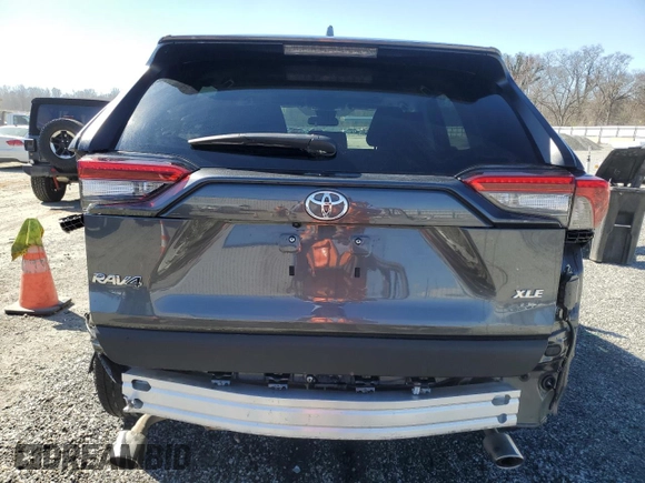 2023 Toyota RAV4 XLE with VIN 2T3W1RFV4PW240656, listed as a Copart auction lot 47028755 with 26,742 mi miles and Salvage Title. Bid and sale history available at carsss.com. Image 6.