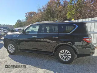 2024 Nissan Armada SV with VIN JN8AY2AC3R9196904, listed as a Copart auction lot 83995844 with 8,688 mi miles and Clean Title. Bid and sale history available at carsss.com. Image 2.