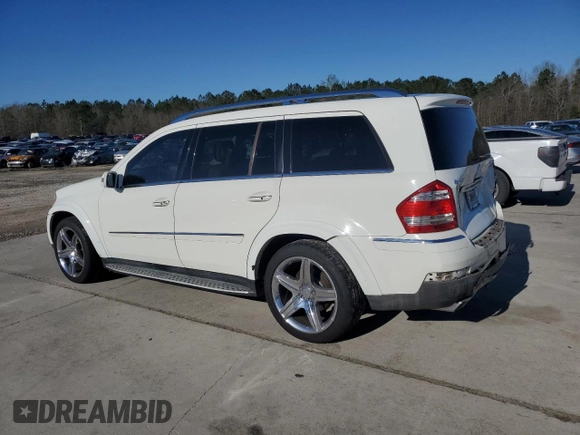 2008 Mercedes-Benz GL-Class 5.5L with VIN 4JGBF86E88A397239, listed as a Copart auction lot 49077385 with 207,217 mi miles and Salvage Title. Bid and sale history available at carsss.com. Image 2.