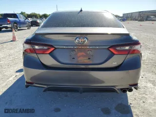 2024 Toyota Camry SE with VIN 4T1T11AK2RU848382, listed as a Copart auction lot 49446675 with 27,992 mi miles and Salvage Title. Bid and sale history available at carsss.com. Image 6.