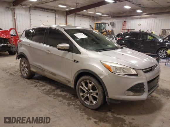 2013 Ford Escape SEL with VIN 1FMCU0H98DUC72150, listed as a IAAI auction lot 41213748 with 136,323 mi miles. Bid and sale history available at carsss.com. Image 1.