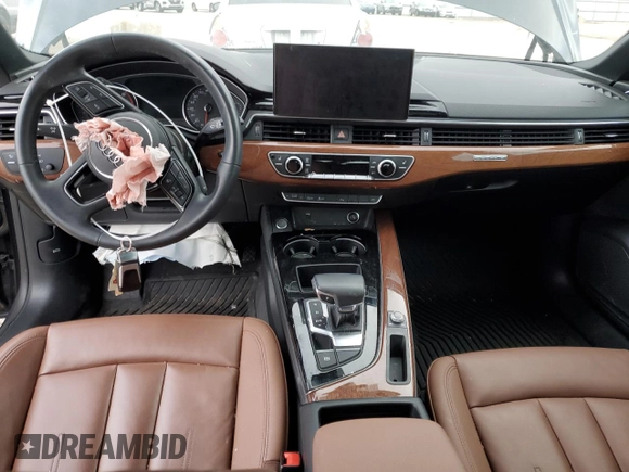 2021 Audi A5 Sportback Premium with VIN WAUABCF58MA062598, listed as a Copart auction lot 49199743 with 0 mi miles and Salvage Title. Bid and sale history available at carsss.com. Image 8.