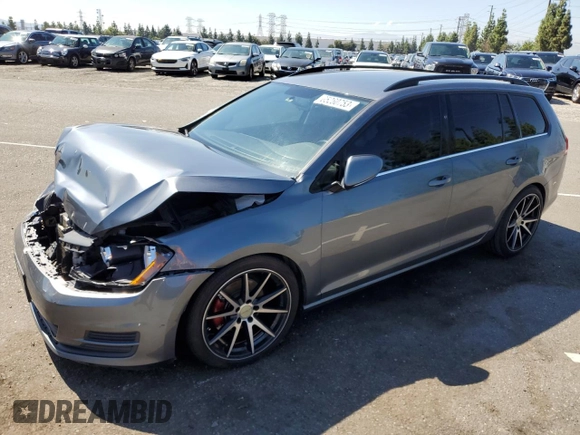 2015 Volkswagen Golf SportWagen TDI SE with VIN 3VWCA7AU8FM506683, listed as a Copart auction lot 65260753 with 143,982 mi miles. Bid and sale history available at carsss.com. Image 1.