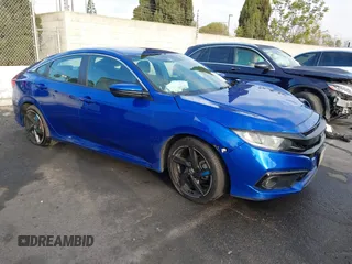 2019 Honda Civic Sport z VIN 19XFC2F8XKE014945, wystawiony jako IAAI lot #41662552 z przebiegiem 47 914 mil mil oraz . Historia ofert i sprzedaży dostępna na DreamBid. Obrazek 1.