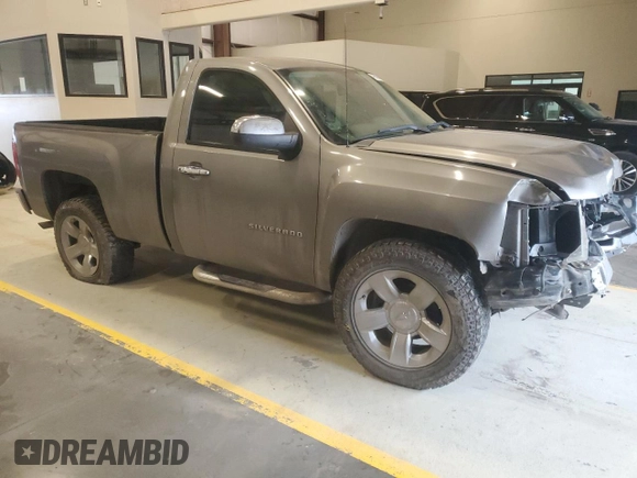 2013 Chevrolet Silverado 1500 Work Truck with VIN 1GCNCPEX3DZ313704, listed as a Copart auction lot 45682455 with 127,081 mi miles and Salvage Title. Bid and sale history available at DreamBid. Image 4.