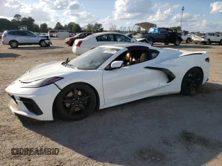 2020 Chevrolet Corvette 2LT with VIN 1G1Y72D47L5109191, listed as a Copart auction lot 77232024 with 48,644 mi miles and Salvage Title. Bid and sale history available at carsss.com. Image 1.