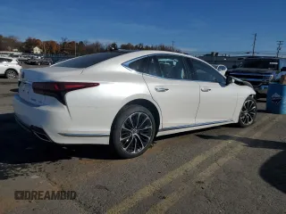 2023 Lexus LS with VIN JTHG5LGF5P5011325, listed as a Copart auction lot 78655614 with Not provided miles and Salvage title. Bid and sale history available at DreamBid. Image 3.