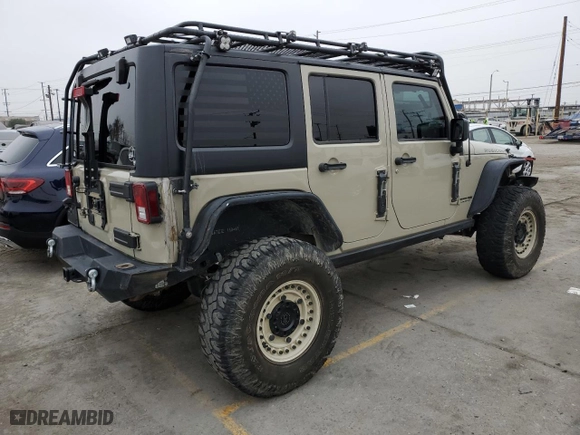 2018 Jeep Wrangler JK Unlimited Rubicon with VIN 1C4BJWFG4JL891312, listed as a Copart auction lot 87041334 with 51,286 mi miles and Salvage Title. Bid and sale history available at carsss.com. Image 3.
