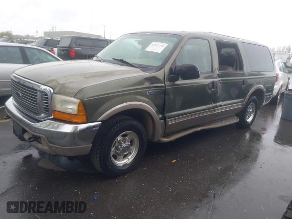 2000 Ford Excursion Limited with VIN 1FMNU42S8YEC77666, listed as a IAAI auction lot 42012100 with 203,329 mi miles and . Bid and sale history available at DreamBid. Image 2.