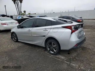 2020 Toyota Prius L Eco with VIN JTDKARFU7L3108641, listed as a Copart auction lot 48982215 with 123,964 mi miles and Salvage Title. Bid and sale history available at carsss.com. Image 2.