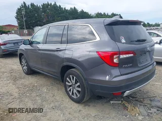 2019 Honda Pilot EX-L with VIN 5FNYF5H45KB018293, listed as a IAAI auction lot 42318481 with 76,617 mi miles and . Bid and sale history available at DreamBid. Image 3.