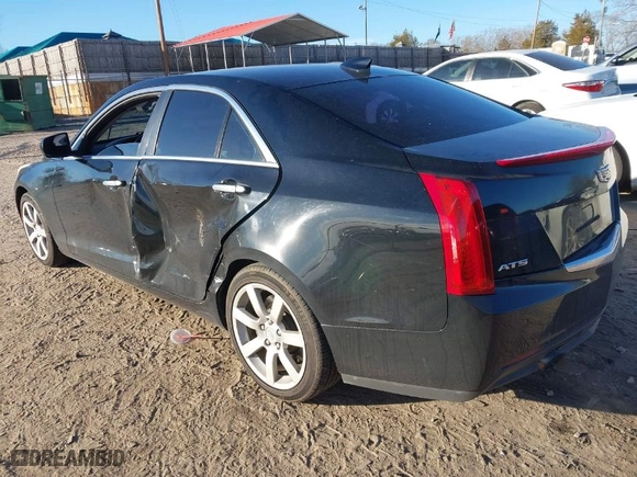 2015 Cadillac ATS Sedan Standard RWD with VIN 1G6AA5RA5F0125193, listed as a IAAI auction lot 41611024 with 210,229 mi miles. Bid and sale history available at carsss.com. Image 3.