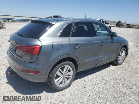 2016 Audi Q3 Premium Plus z VIN WA1EFCFS5GR014684, wystawiony jako Copart lot #57981185 z przebiegiem 92 024 mil mil oraz Szkoda całkowita • Salvage title. Historia ofert i sprzedaży dostępna na DreamBid. Obrazek 3.
