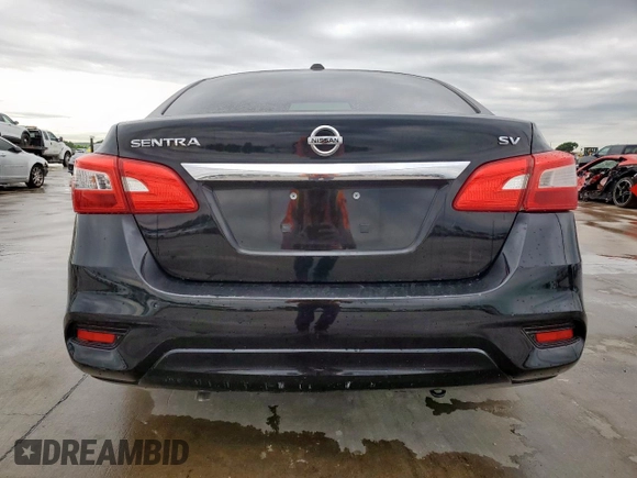 2017 Nissan Sentra S with VIN 3N1AB7AP4HY361416, listed as a Copart auction lot 54874445 with 91,868 mi miles and Salvage Title. Bid and sale history available at DreamBid. Image 6.