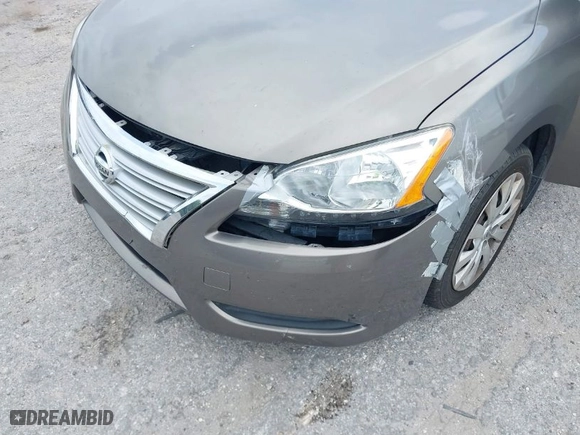 2015 Nissan Sentra S with VIN 3N1AB7APXFY257607, listed as a IAAI auction lot 42092433 with 90,157 mi miles. Bid and sale history available at carsss.com. Image 6.