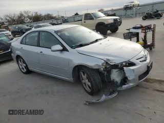 2007 Mazda 6 i Sport VE with VIN 1YVHP84C775M25806, listed as a Copart auction lot 83597804 with 171,666 mi miles and Salvage Title. Bid and sale history available at DreamBid. Image 4.