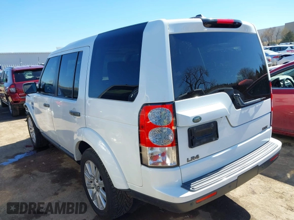 2013 Land Rover LR4 HSE with VIN SALAG2D49DA655646, listed as a IAAI auction lot 41727336 with 173,212 mi miles and . Bid and sale history available at DreamBid. Image 3.