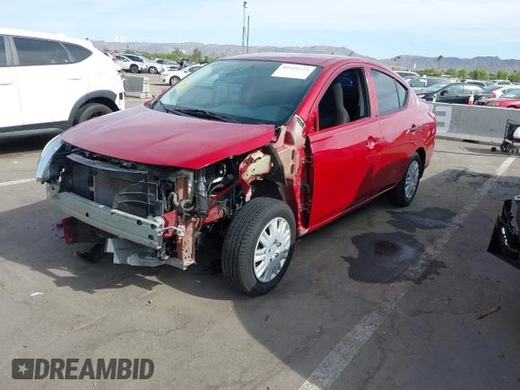 2015 Nissan Versa SV with VIN 3N1CN7AP2FL834014, listed as a IAAI auction lot 42169624 with 70,046 mi miles. Bid and sale history available at carsss.com. Image 18.