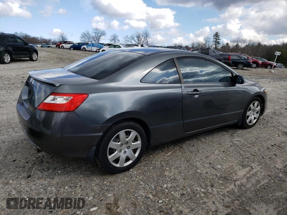 2009 Honda Civic Cpe LX with VIN 2HGFG126X9H530449, listed as a Copart auction lot 50027645 with 170,016 mi miles and Clean Title. Bid and sale history available at carsss.com. Image 3.