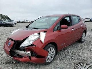 2015 Nissan LEAF SV with VIN 1N4AZ0CP9FC332115, listed as a Copart auction lot 57519363 with 26,964 mi miles. Bid and sale history available at carsss.com. Image 1.