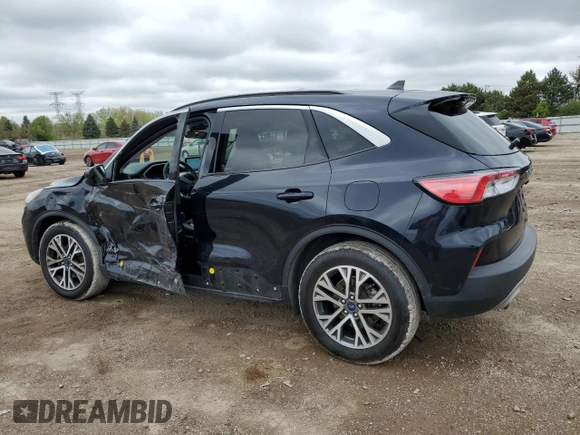 2021 Ford Escape SEL with VIN 1FMCU9H63MUB35918, listed as a Copart auction lot 55647305 with 211,681 mi miles and Salvage title. Bid and sale history available at DreamBid. Image 2.