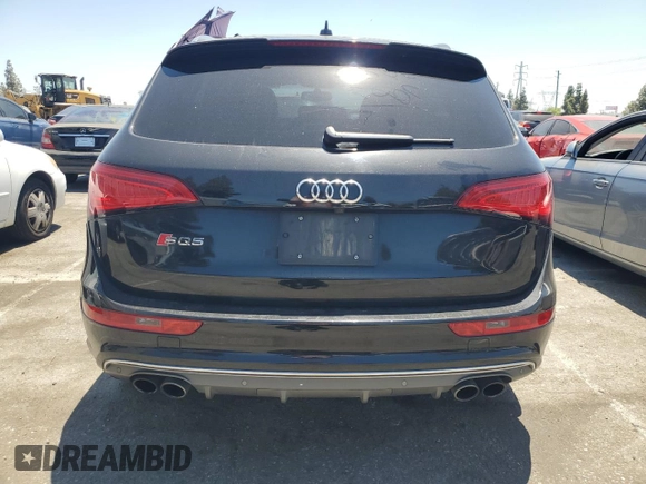 2014 Audi SQ5 Premium Plus with VIN WA1CGAFP4EA101976, listed as a Copart auction lot 59542494 with 75,645 mi miles and Salvage Title. Bid and sale history available at carsss.com. Image 6.