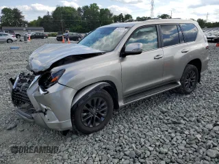 2023 Lexus GX 460 Premium with VIN JTJAM7BX3P5383132, listed as a Copart auction lot 57887005 with 18,198 mi miles and Salvage title. Bid and sale history available at DreamBid. Image 1.