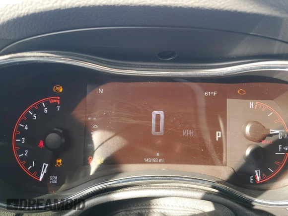 2015 Dodge Durango SXT with VIN 1C4RDJAG1FC114769, listed as a Copart auction lot 58638545 with 143,193 mi miles and Salvage title. Bid and sale history available at DreamBid. Image 9.