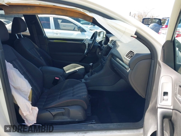 2012 Volkswagen GTI PZEV with VIN WVWED7AJ0CW257431, listed as a IAAI auction lot 42280220 with Not provided miles and . Bid and sale history available at DreamBid. Image 5.