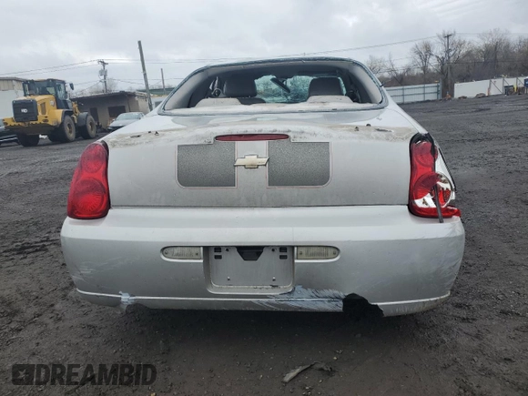 2007 Chevrolet Monte Carlo LT with VIN 2G1WK15K479177356, listed as a Copart auction lot 52896935 with 200,304 mi miles and Salvage title. Bid and sale history available at DreamBid. Image 6.