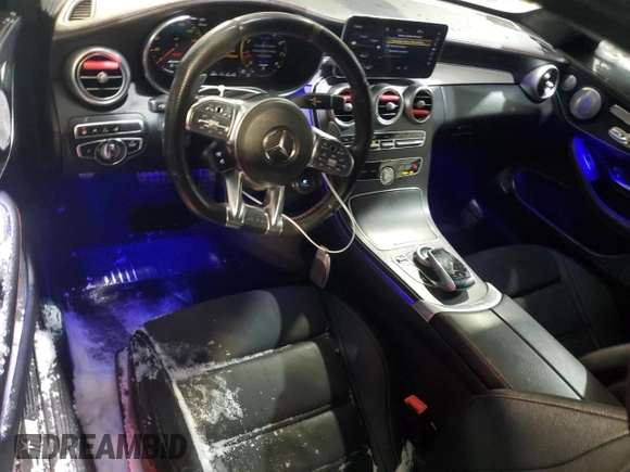 2021 Mercedes-Benz C 43 AMG with VIN W1KWJ6EB2MG103430, listed as a Copart auction lot 88777715 with 62,351 mi miles and Non repairable. Bid and sale history available at DreamBid. Image 8.