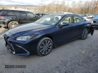 2021 Lexus ES with VIN 58ADZ1B1XMU088027, listed as a Copart auction lot 84398674 with 14,594 mi miles and Salvage Title. Bid and sale history available at carsss.com. Image 1.