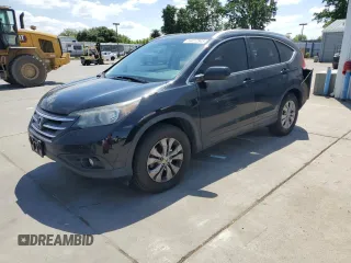 2013 Honda CR-V EX-L with VIN 2HKRM3H77DH510384, listed as a Copart auction lot 54812945 with 139,174 mi miles and Salvage Title. Bid and sale history available at carsss.com. Image 1.