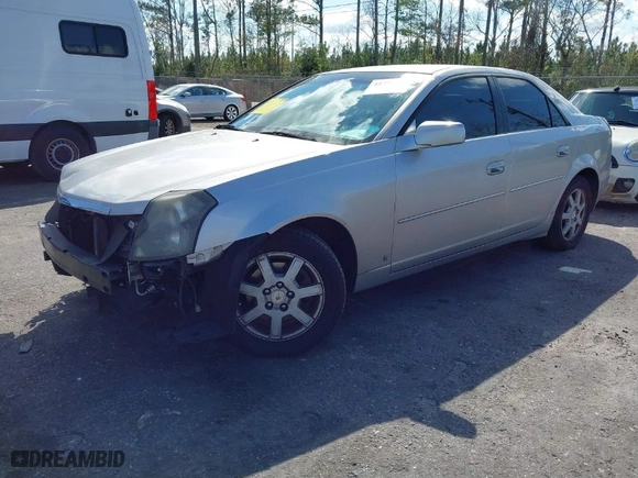 2007 Cadillac CTS with VIN 1G6DM57T570124605, listed as a IAAI auction lot 41792269 with 165,506 mi miles. Bid and sale history available at carsss.com. Image 2.