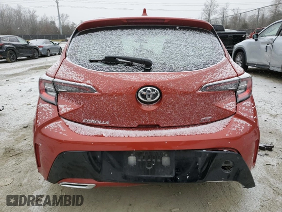 2019 Toyota Corolla Hatchback SE with VIN JTNK4RBE9K3043422, listed as a Copart auction lot 45981015 with 90,124 mi miles and Salvage Title. Bid and sale history available at carsss.com. Image 6.