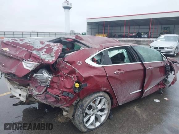 2017 Chevrolet Impala Premier with VIN 1G1145S31HU111893, listed as a IAAI auction lot 41733545 with Not Provided miles and . Bid and sale history available at DreamBid. Image 4.