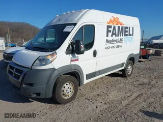 2018 Ram ProMaster Cargo Van with VIN 3C6TRVBG1JE151245, listed as a IAAI auction lot 41882881 with 80,909 mi miles. Bid and sale history available at carsss.com. Image 18.