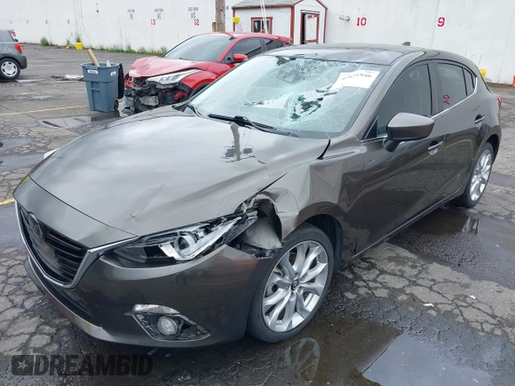 2014 Mazda 3 S Grand Touring with VIN JM1BM1M3XE1164610, listed as a IAAI auction lot 42421946 with 96,591 mi miles and . Bid and sale history available at DreamBid. Image 6.
